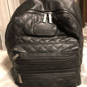 Honest Co. quilted diaper backpack
